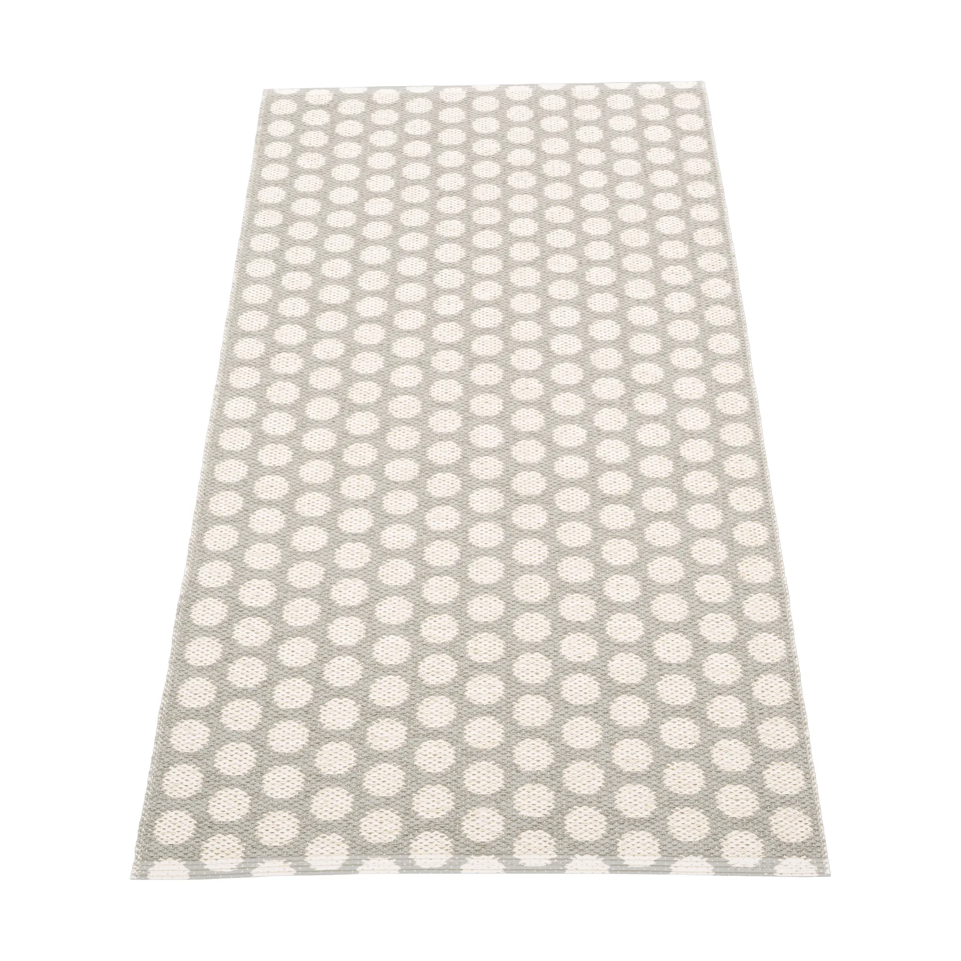 Noa gångmatta, Warm grey/grey stripes, 70x150 cm Pappelina