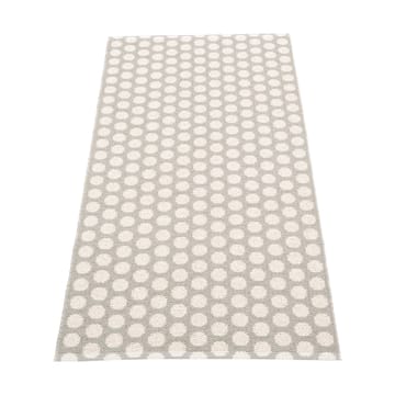 Noa gångmatta - Warm grey/grey stripes, 70x150 cm - Pappelina