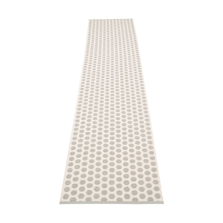Noa gångmatta - Warm grey/grey stripes, 70x350 cm - Pappelina
