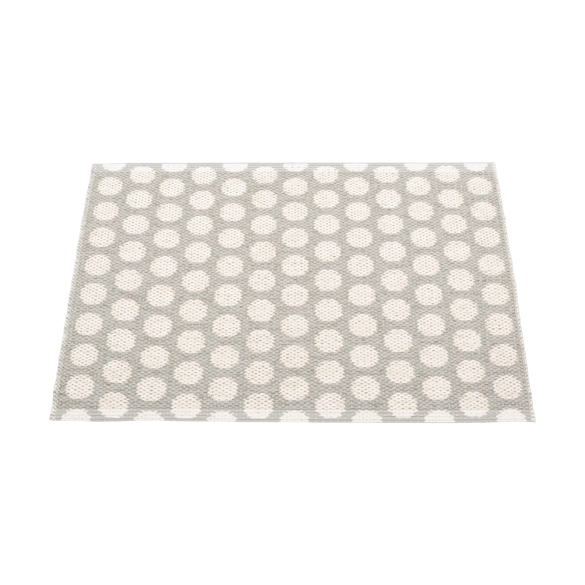 Noa gångmatta, Warm grey/grey stripes, 70x50 cm Pappelina