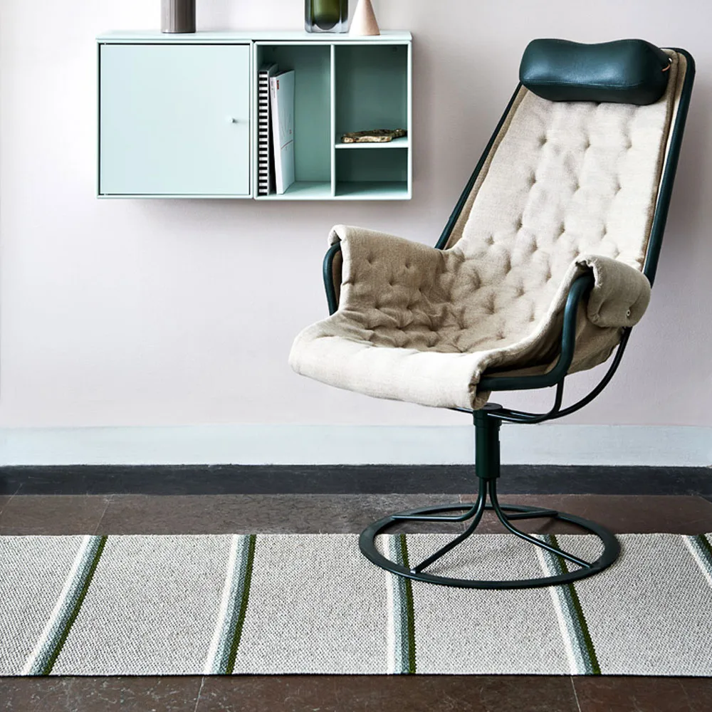 Olle gångmatta, brick, 70x90 cm Pappelina