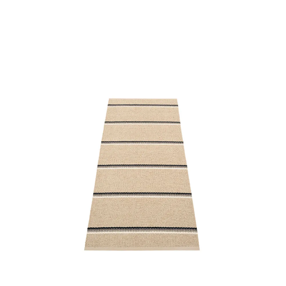 Olle gångmatta, mud, 70x180 cm Pappelina