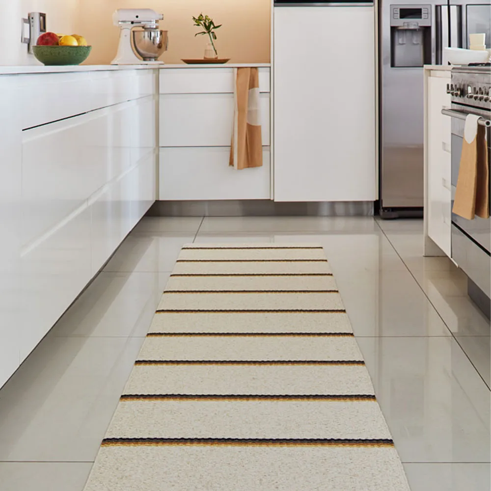 Olle gångmatta, ochre, 70x90 cm Pappelina