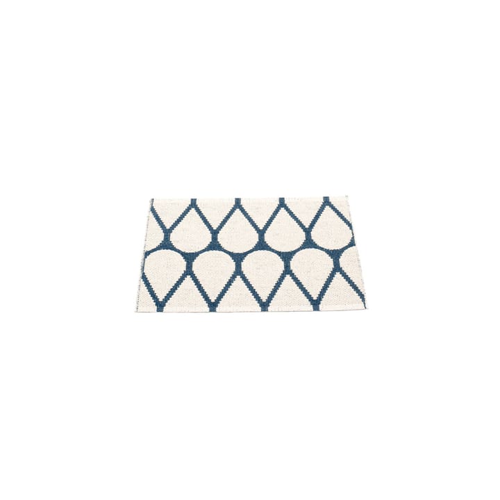 Otis badrumsmatta, ocean blue/vanilla, 70x50 cm Pappelina
