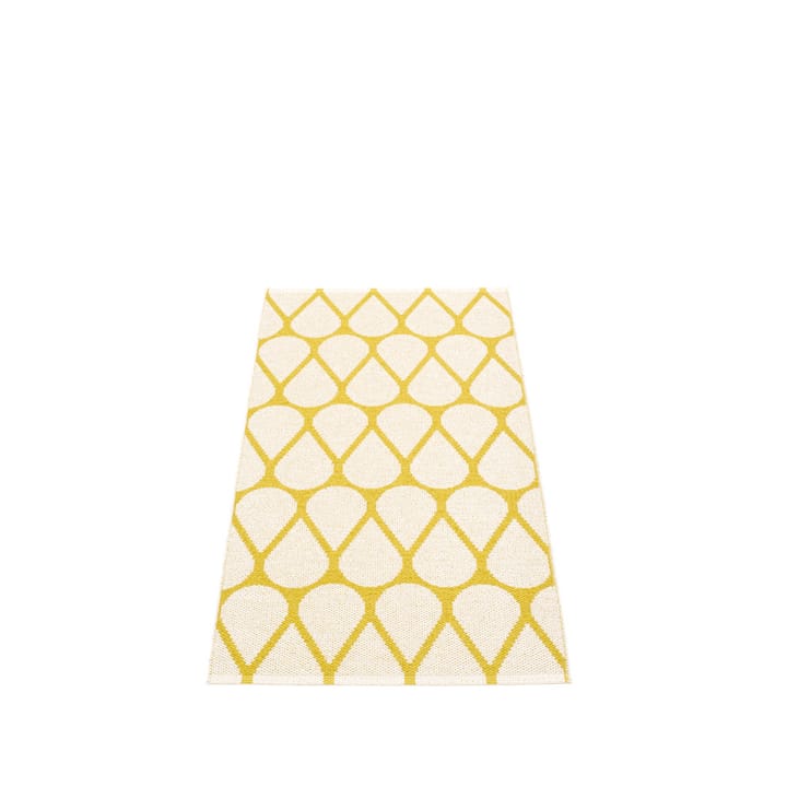 Otis gångmatta - mustard/vanilla, 70x140 cm - Pappelina