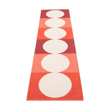 Otto gångmatta - Berry-vanilla, 70x280 cm - Pappelina