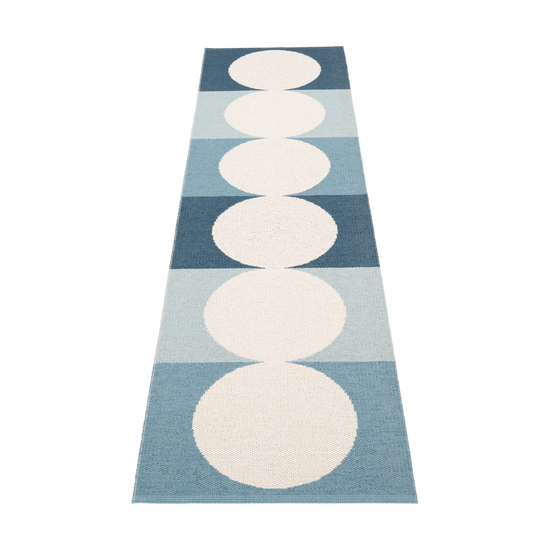 Otto gångmatta, Sky-vanilla, 70x280 cm Pappelina