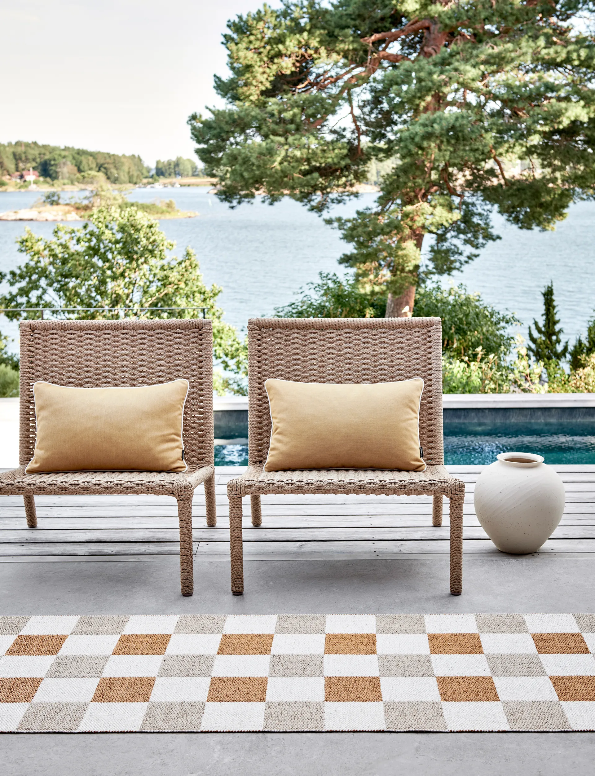 Pix gångmatta, Beige-vanilla 70x160 cm Pappelina