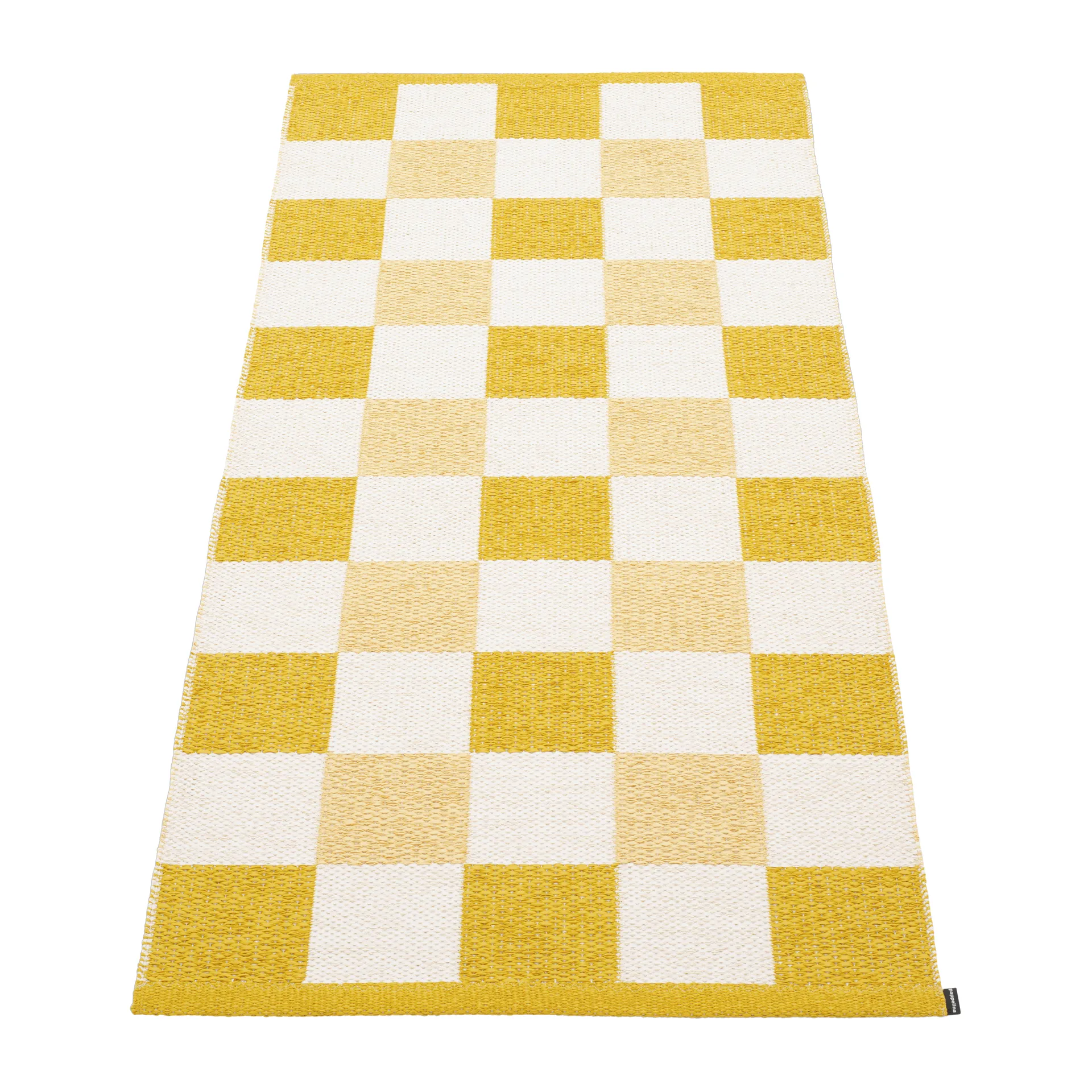 Pix gångmatta, Mustard-vanilla, 70x160 cm Pappelina