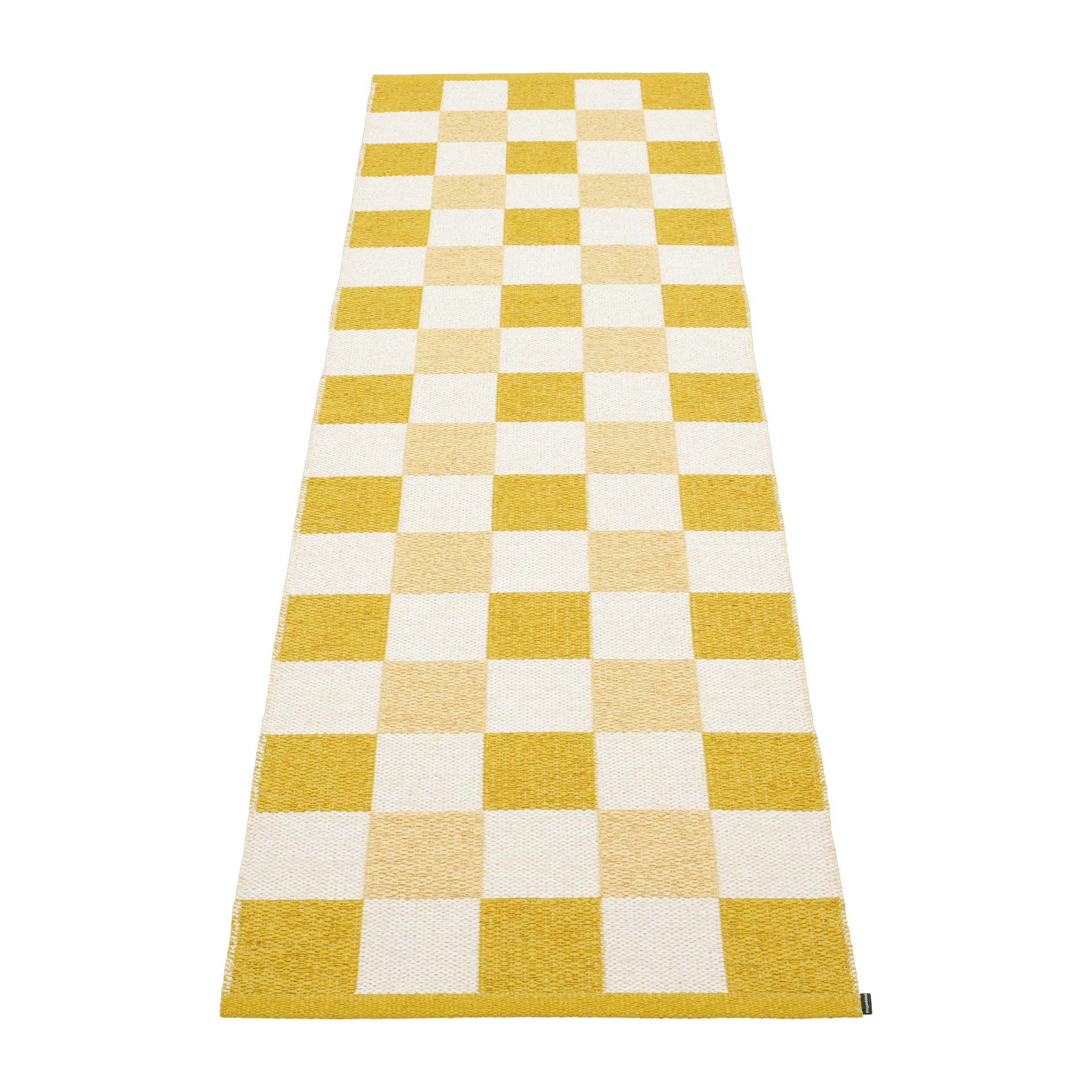 Pix gångmatta, Mustard-vanilla, 70x240 cm Pappelina