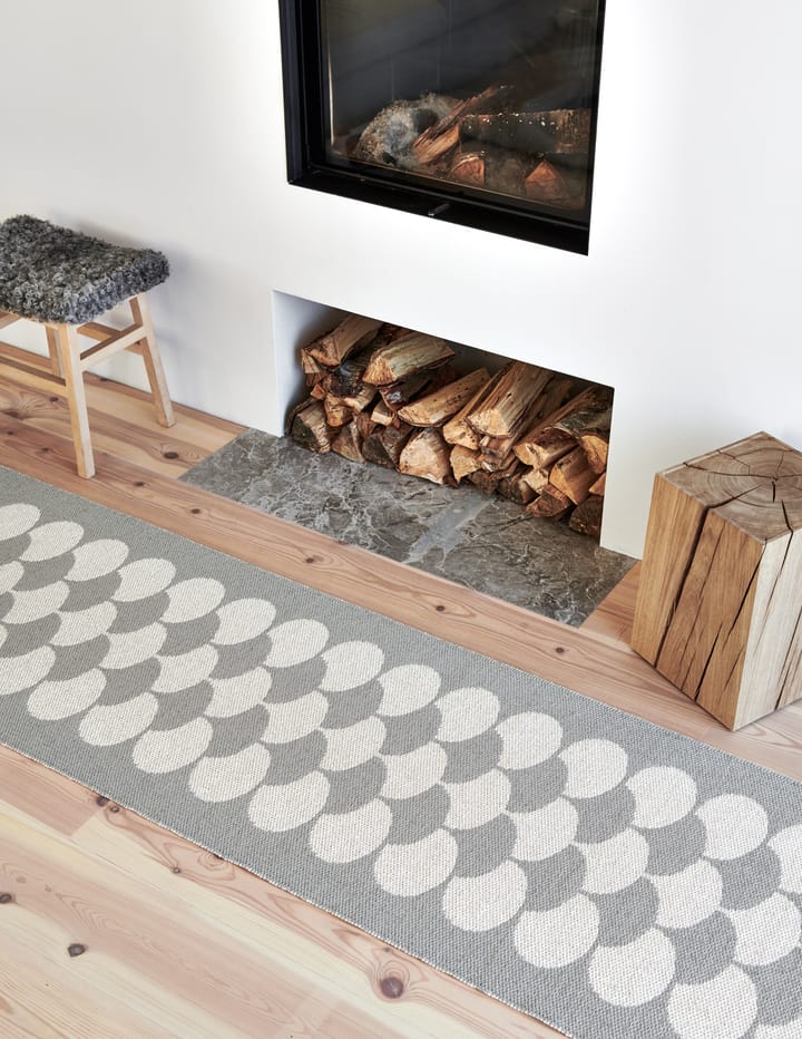 Poppy gångmatta, Linen-vanilla, 70x350 cm Pappelina