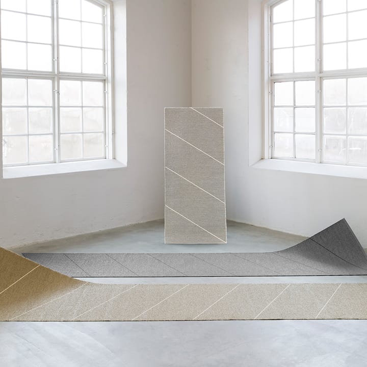 Randy gångmatta, sand/vanilla, 70x225 cm Pappelina