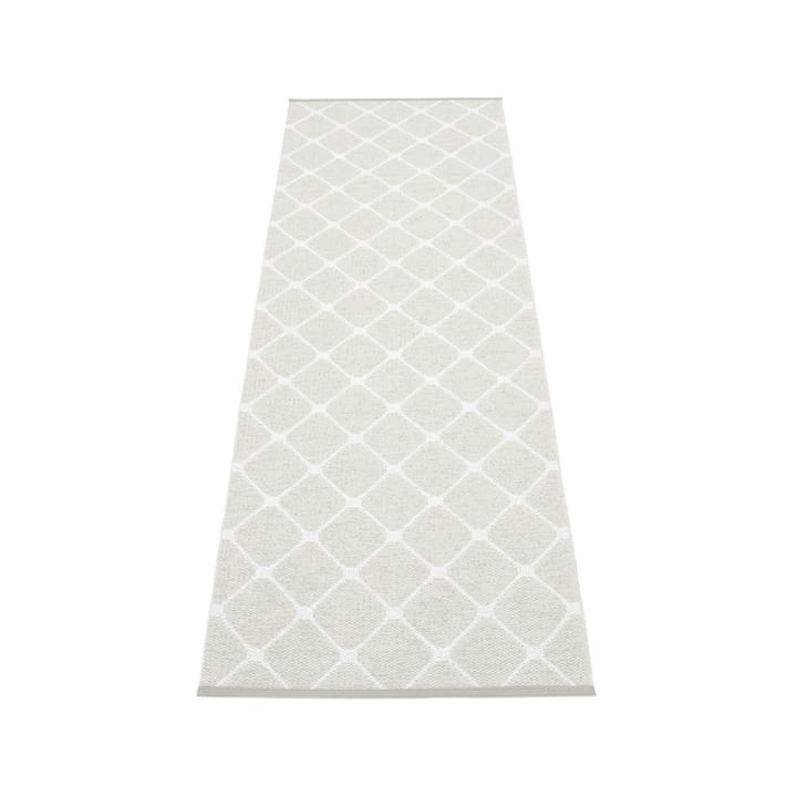 Rex gångmatta - fossil grey/white, 70x160 cm - Pappelina