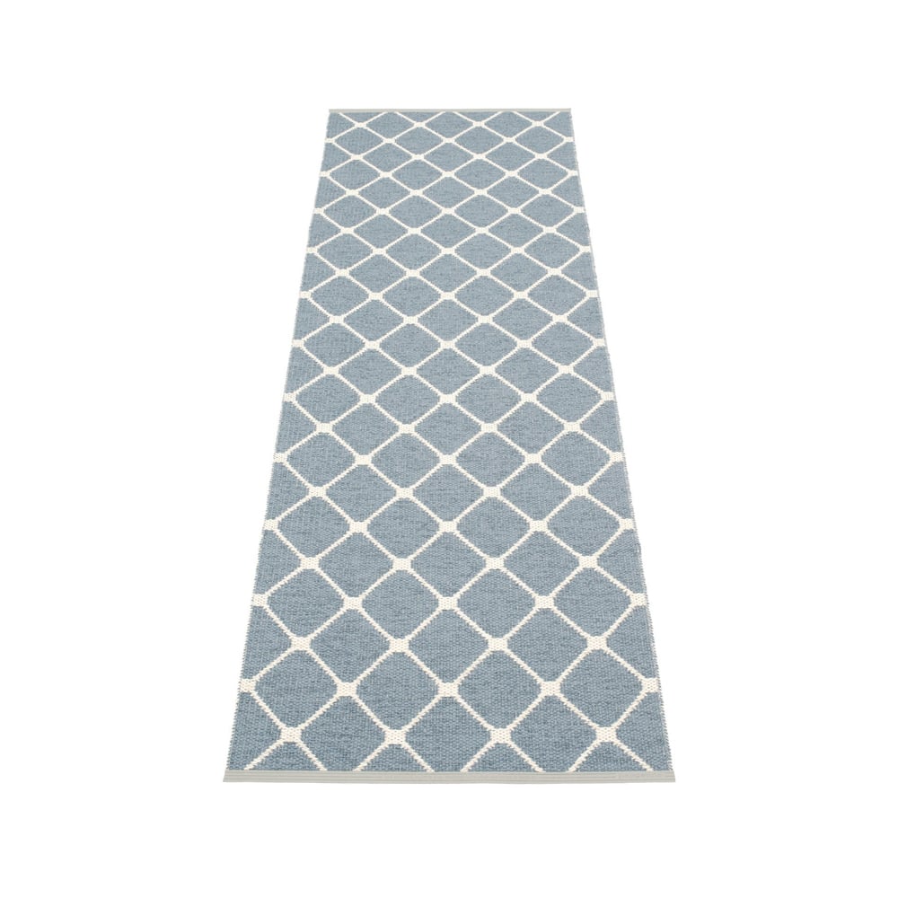 Pappelina Rex gångmatta storm/vanilla, 70x240 cm | Skandinavisk Design | Plastmattor | Blå