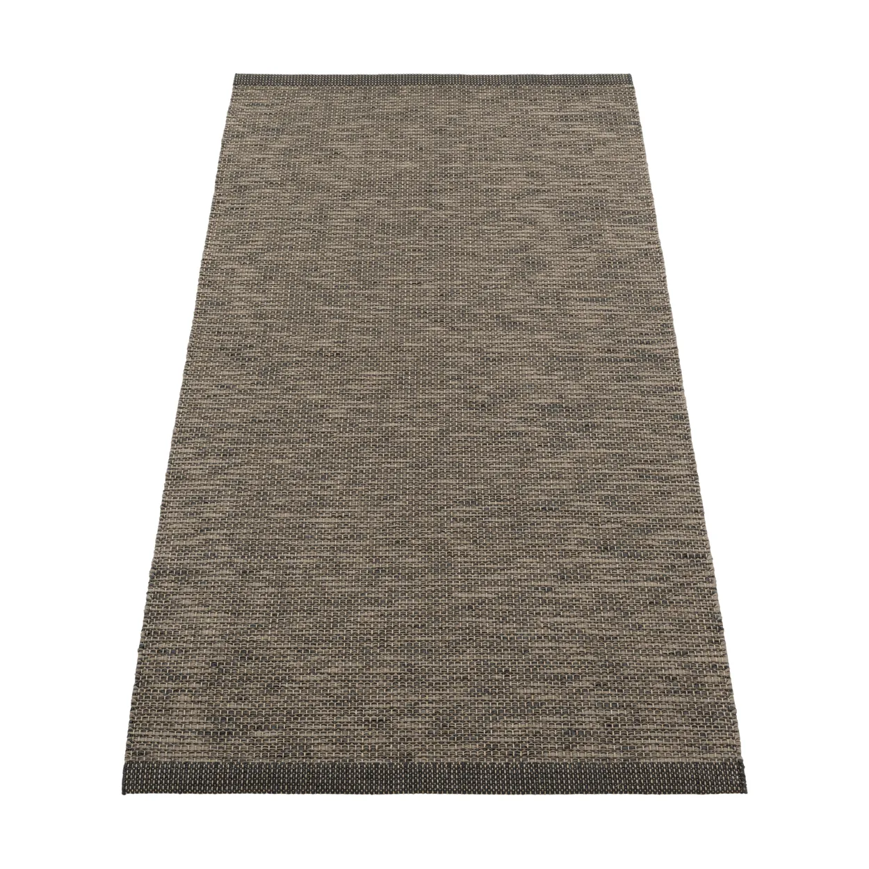 Pappelina Sam matta Black-walnut, 70x150 cm | Skandinavisk Design | Plastmattor | Svart