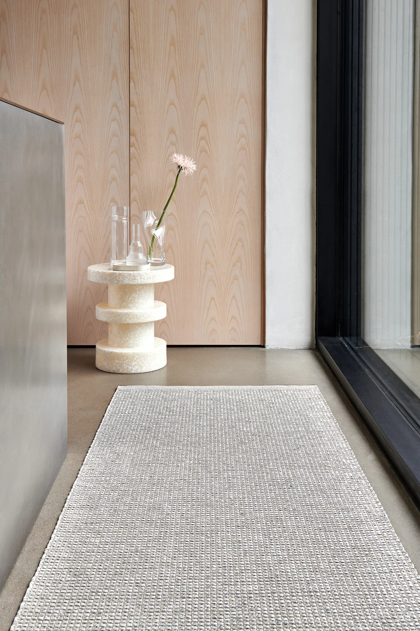 Sam matta, Brown-linen, 70x300 cm Pappelina