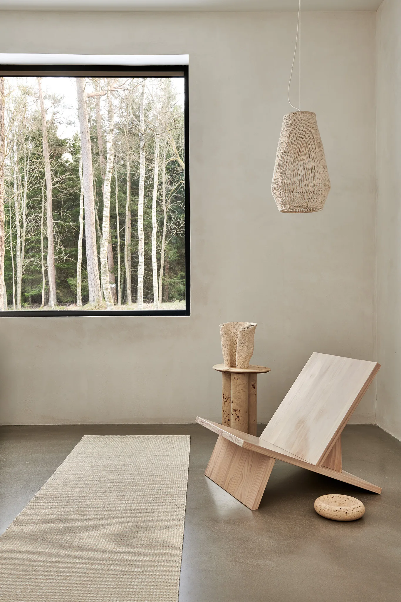 Sam matta, Dark linen-linen, 70x150 cm Pappelina