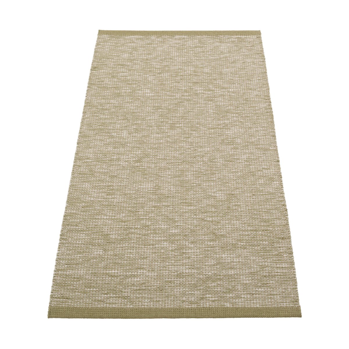 Pappelina Sam matta Pine-linen, 70x150 cm | Skandinavisk Design | Plastmattor | Grön