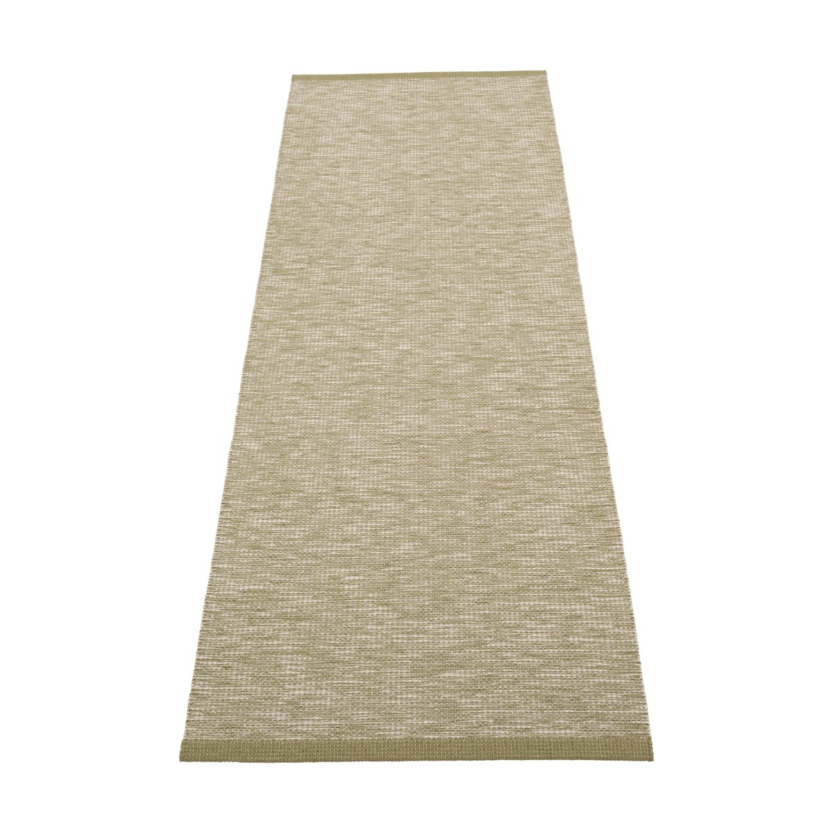 Pappelina Sam matta Pine-linen, 70x225 cm | Skandinavisk Design | Plastmattor | Grön