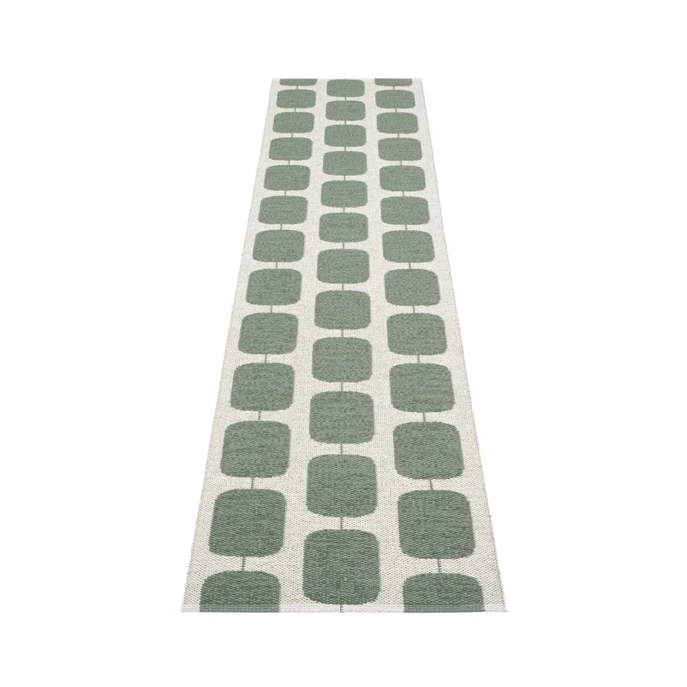 Sten gångmatta, army, 70x300 cm Pappelina