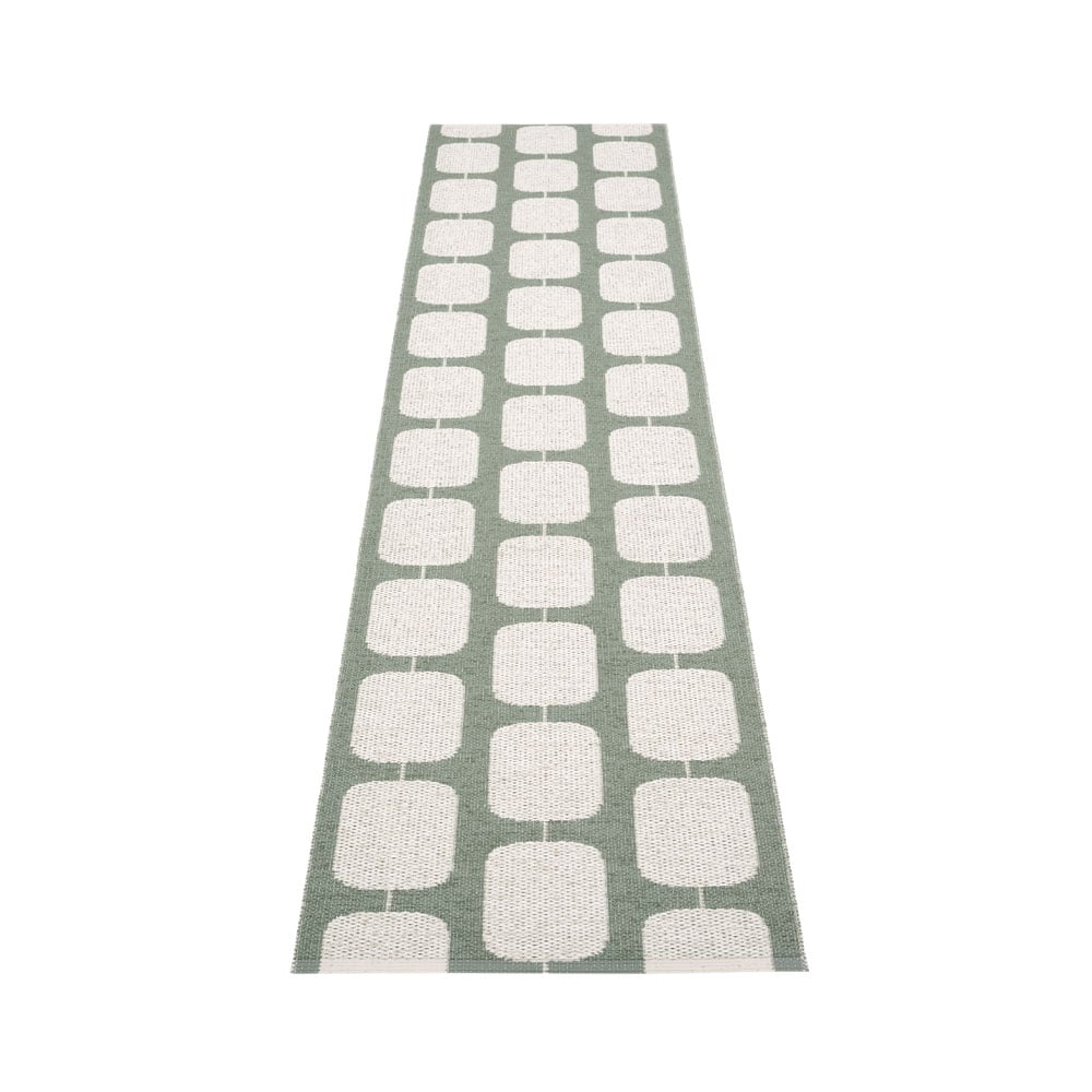 Pappelina Sten gångmatta army, 70x300 cm | Skandinavisk Design | Plastmattor | Grön
