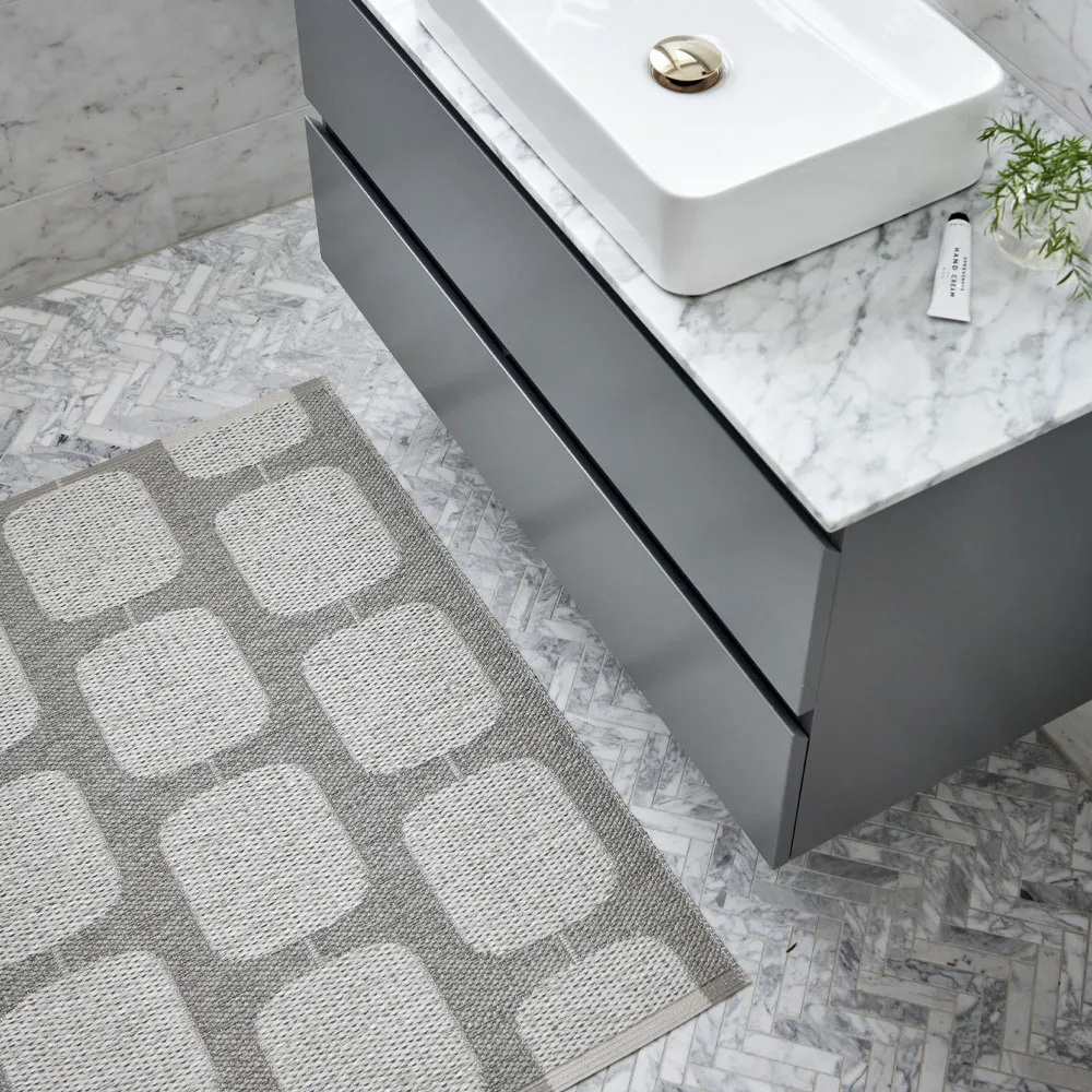 Sten gångmatta, army, 70x300 cm Pappelina