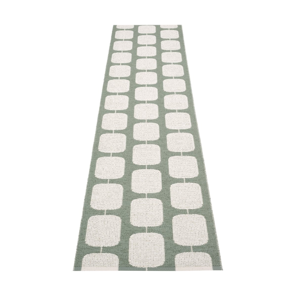 Pappelina Sten gångmatta army, 70x400 cm | Skandinavisk Design | Plastmattor | Grön