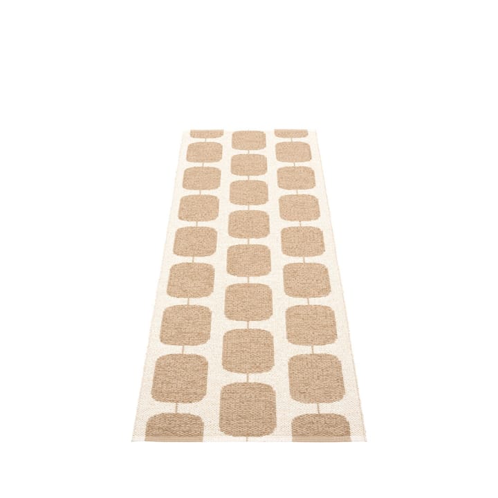 Sten gångmatta, light nougat, 70x200 cm Pappelina