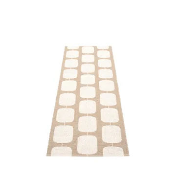 Sten gångmatta - light nougat, 70x200 cm - Pappelina