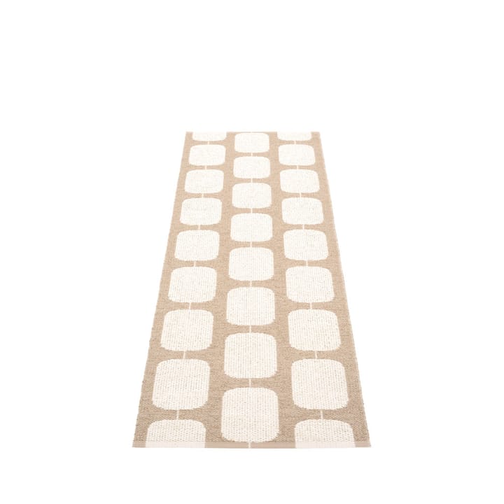 Sten gångmatta - light nougat, 70x200 cm - Pappelina