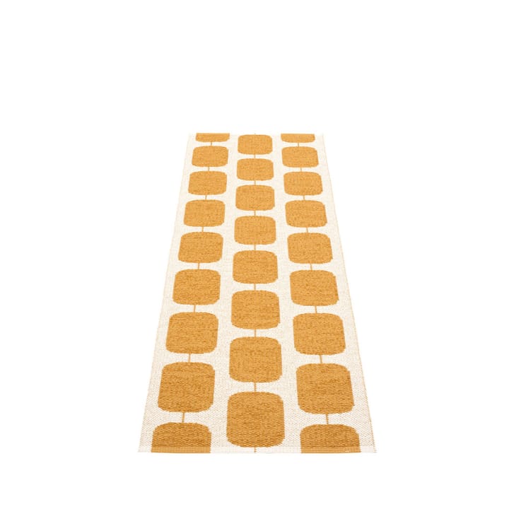Sten gångmatta, ochre, 70x200 cm Pappelina