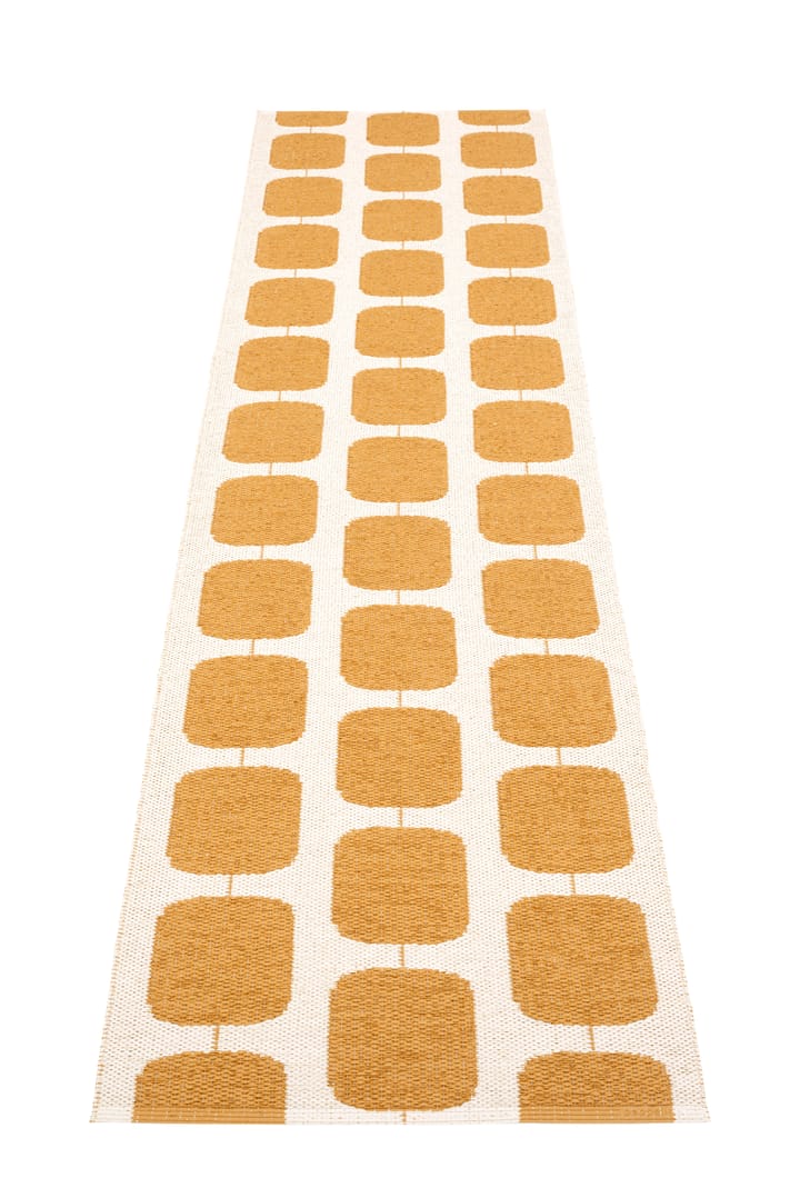 Sten gångmatta, ochre, 70x400 cm Pappelina