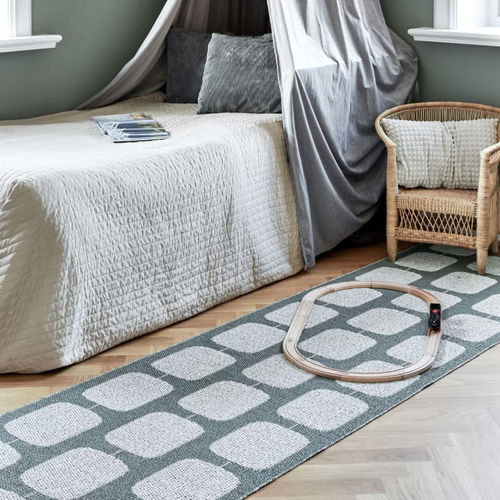 Sten gångmatta, warm grey, 70x300 cm Pappelina