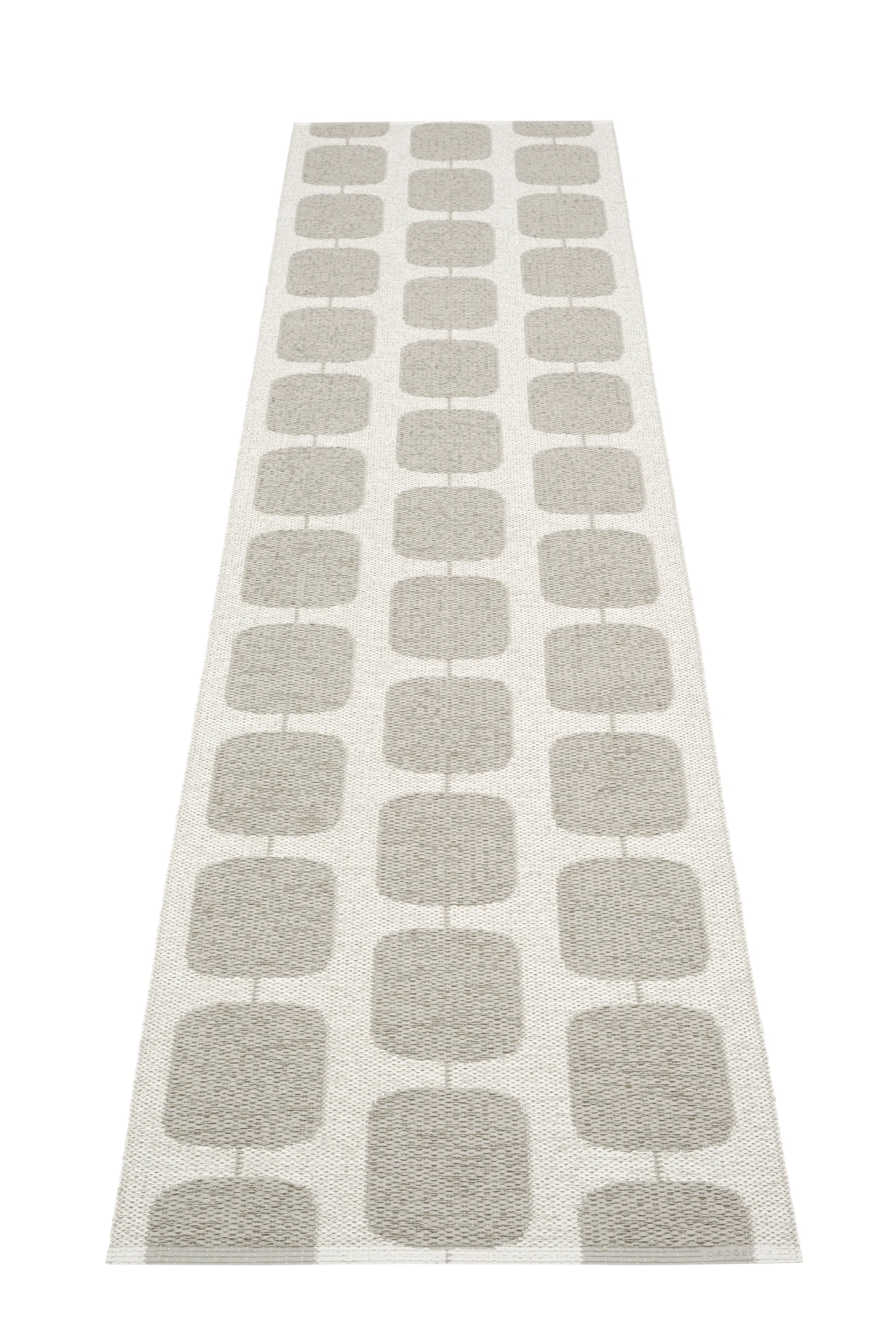 Sten gångmatta, warm grey, 70x400 cm Pappelina