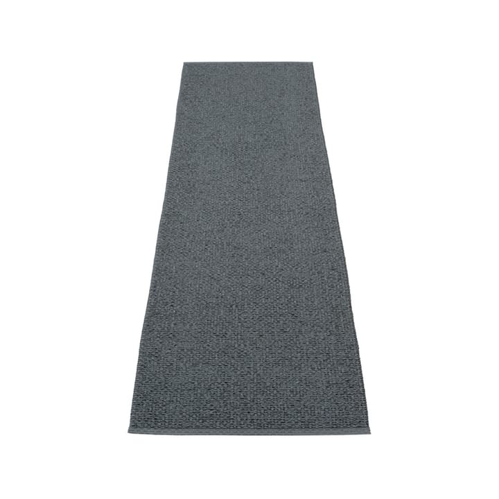 Svea gångmatta - granit/black metallic, 70x160 cm - Pappelina