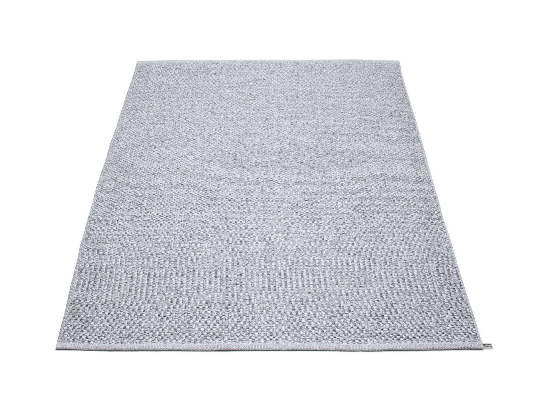 Svea matta grey metallic/light grey, 140x220 cm Pappelina