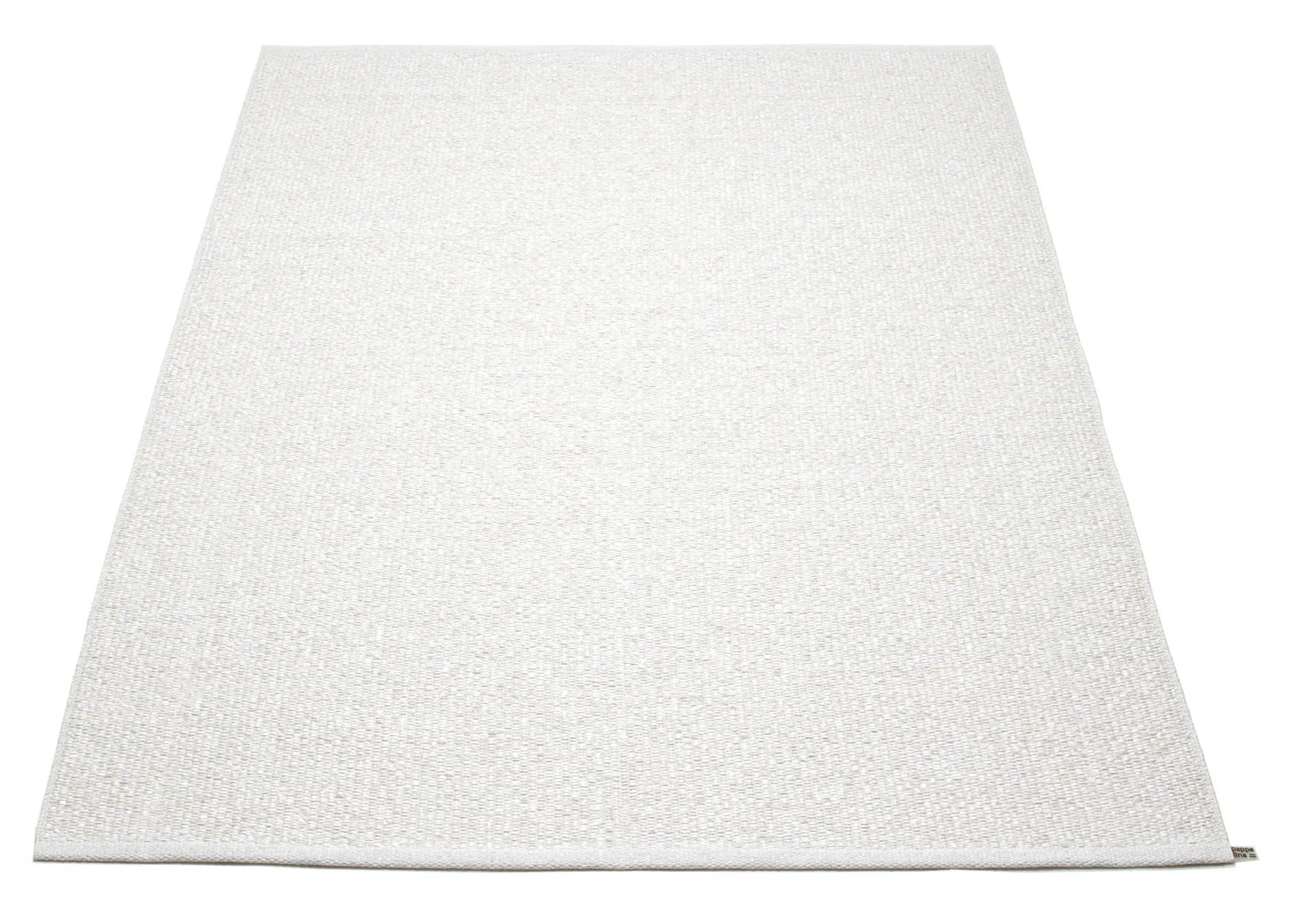 Svea matta white metallic/white, 180x260 cm Pappelina