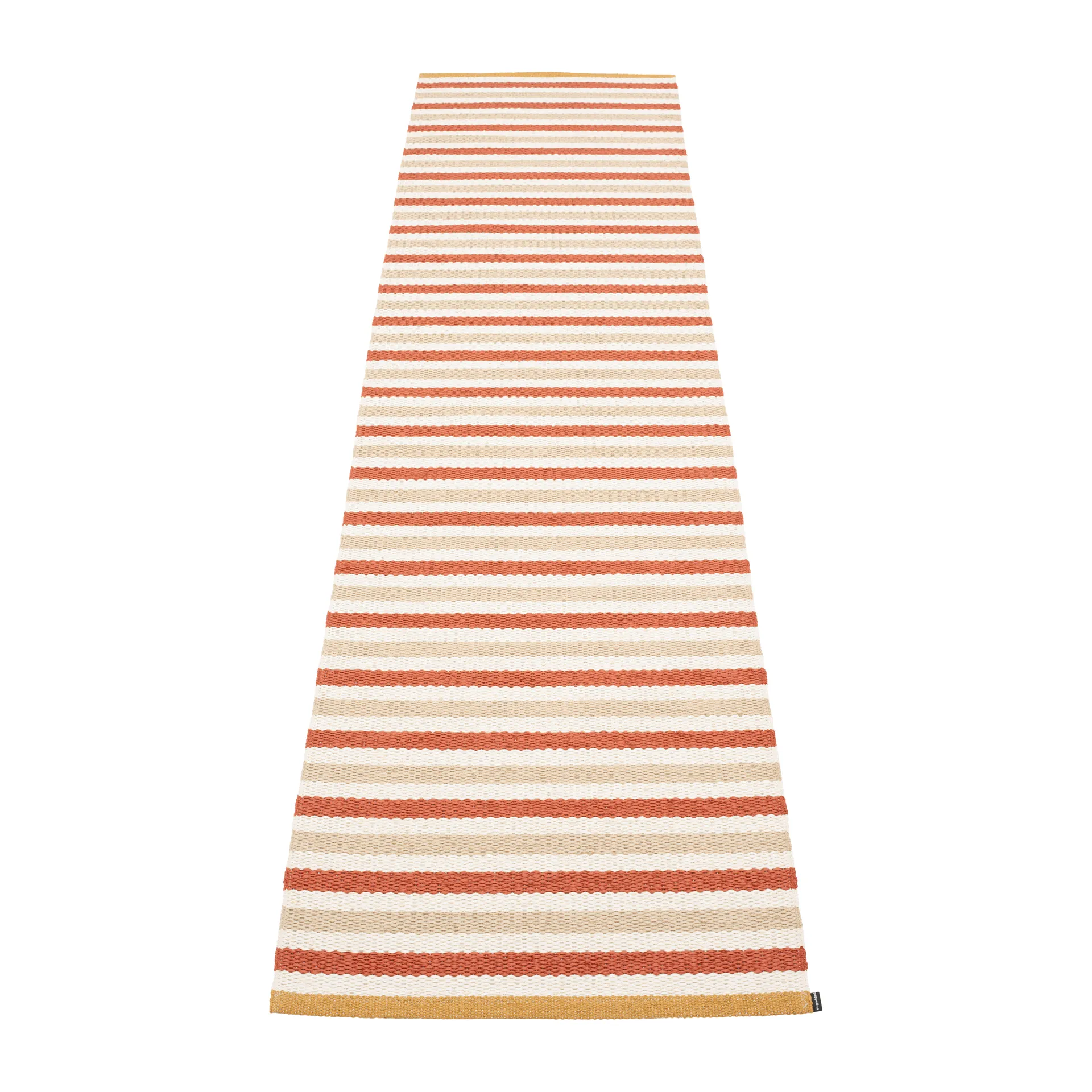 Teo gångmatta, Brick-beige, 70x300 cm Pappelina