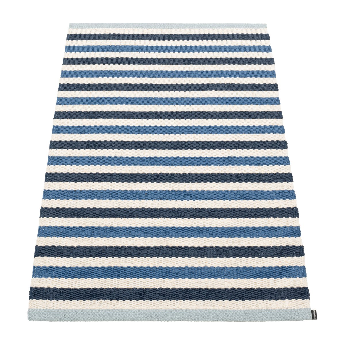 Pappelina Teo gångmatta Denim-dark blue, 70x120 cm | Skandinavisk Design | Plastmattor | Blå