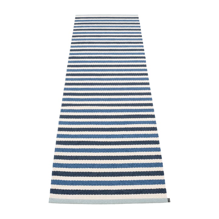 Teo gångmatta - Denim-dark blue, 70x240 cm - Pappelina