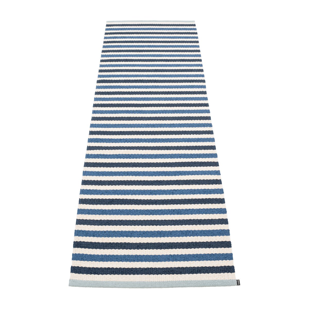 Pappelina Teo gångmatta Denim-dark blue, 70x240 cm | Skandinavisk Design | Plastmattor | Blå
