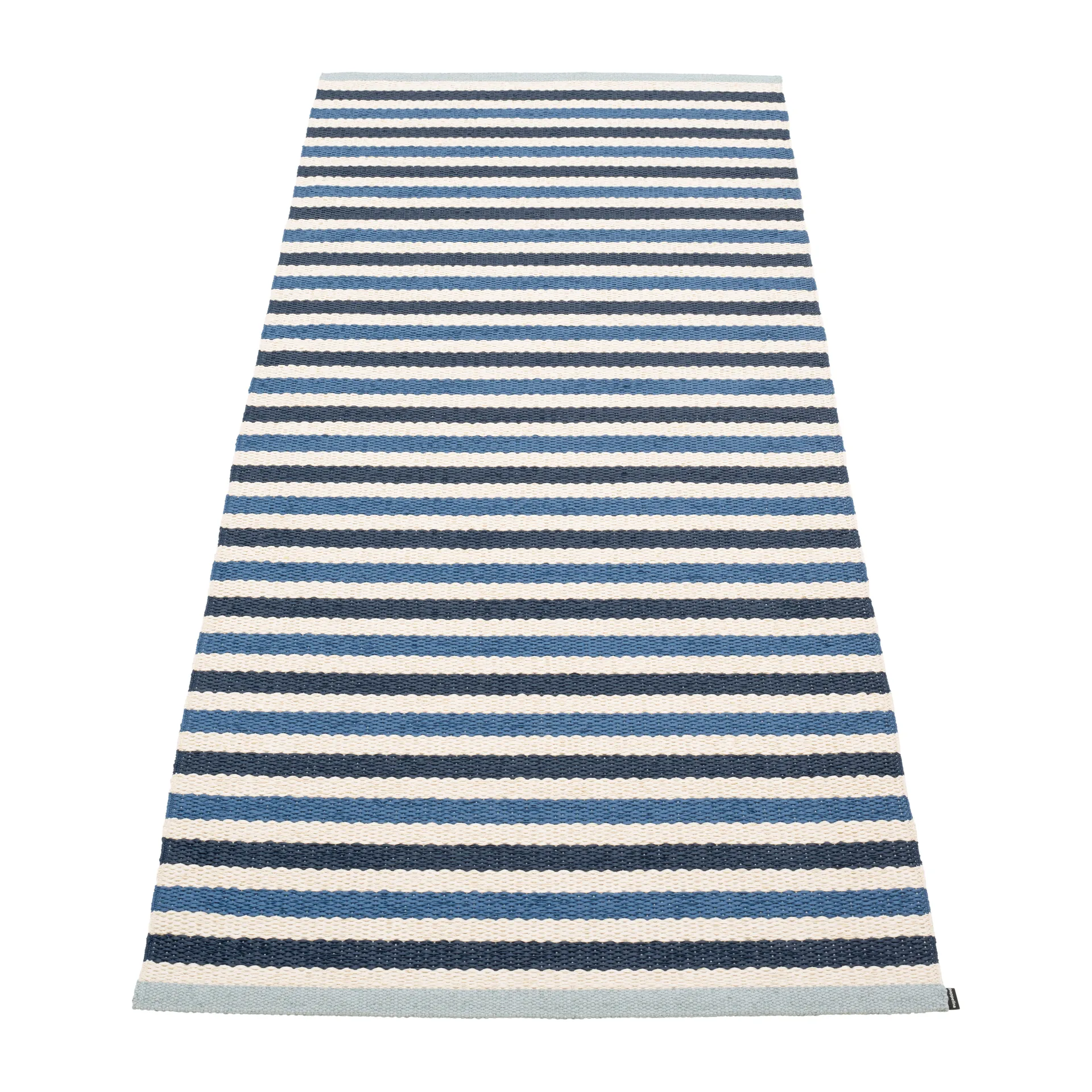 Teo gångmatta, Denim-dark blue, 85x200 cm Pappelina