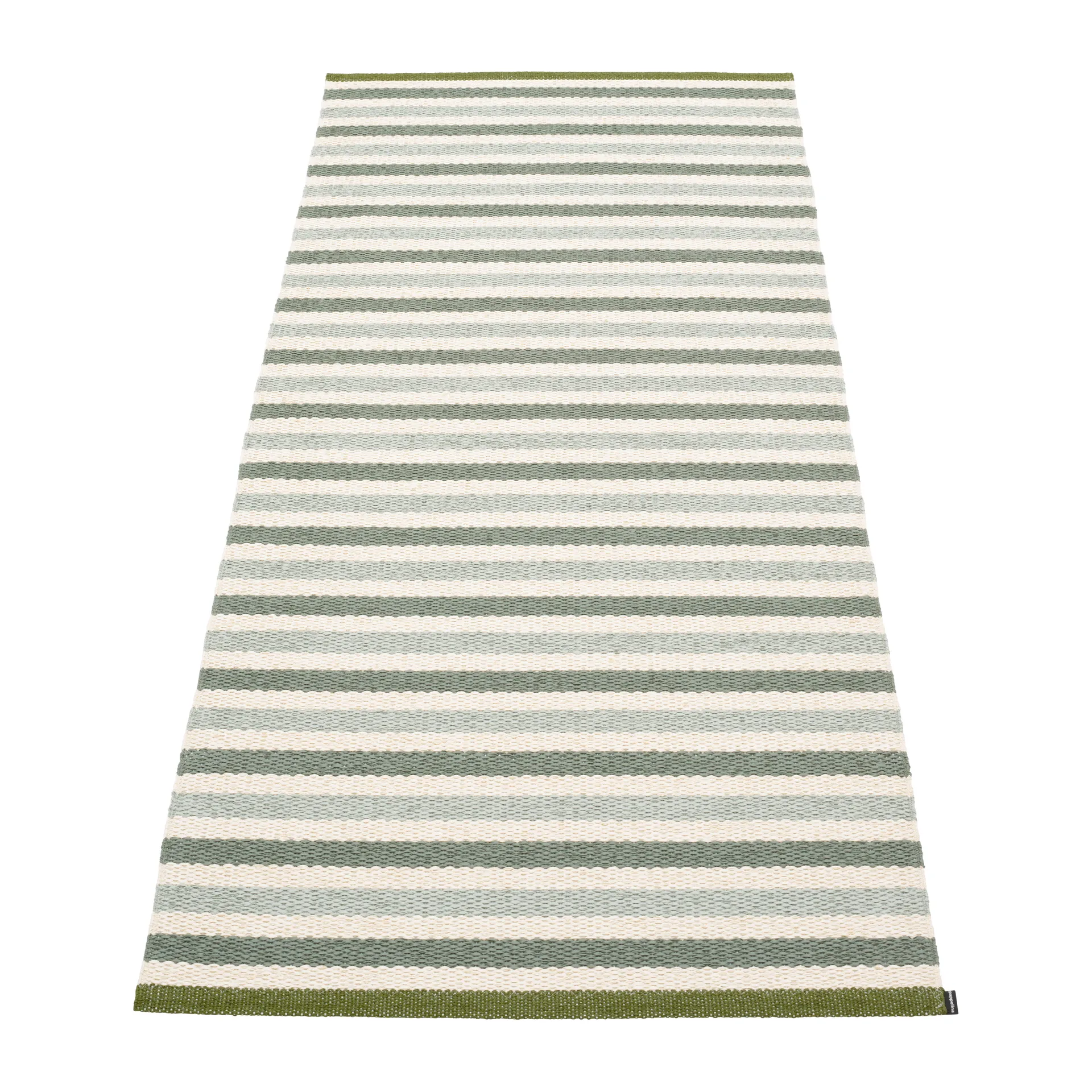Teo gångmatta, Sage-army, 85x200 cm Pappelina