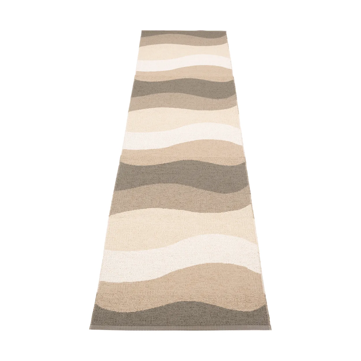 Pappelina Urvi gångmatta Earth, 70x300 cm | Skandinavisk Design | Plastmattor | Beige