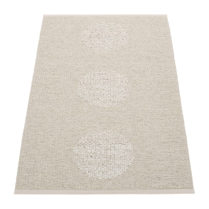 Vera 2.0 plastmatta linen-stone metallic - 70x120 cm - Pappelina