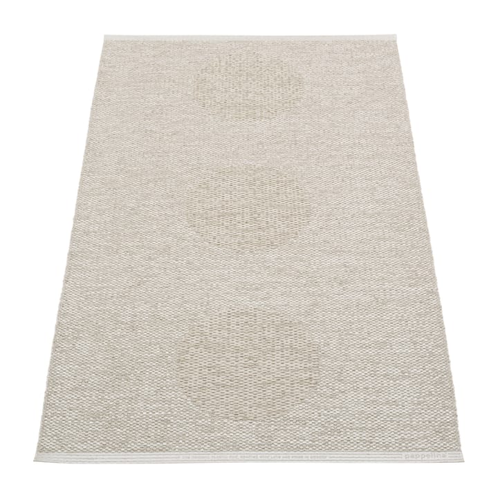 Vera 2.0 plastmatta linen-stone metallic, 70x120 cm Pappelina