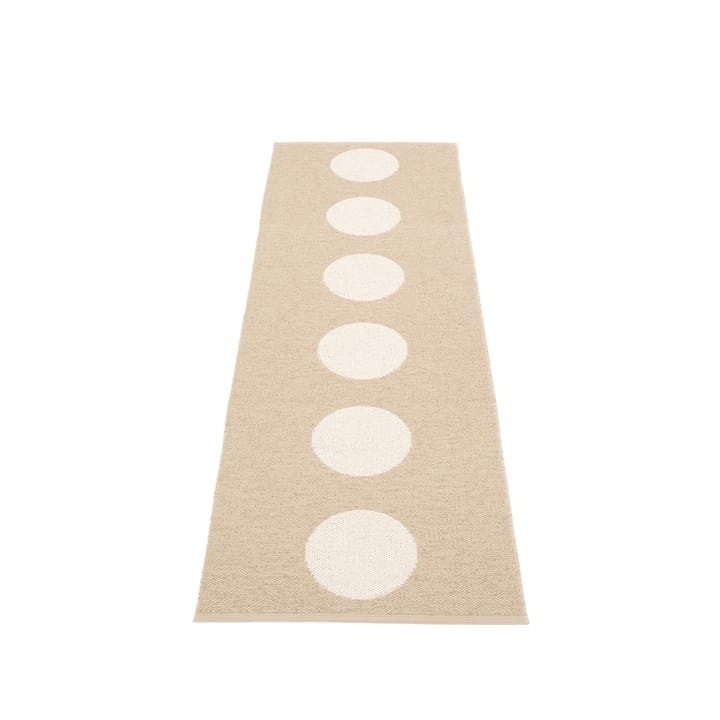 Vera gångmatta - beige/vanilla, 70x225 cm - Pappelina