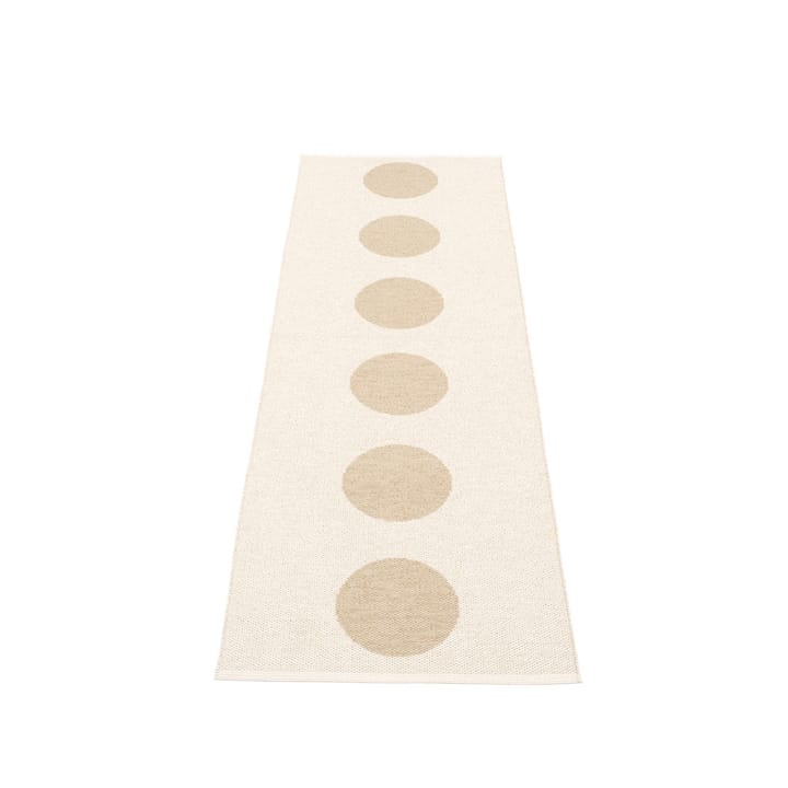Vera gångmatta, beige/vanilla, 70x225 cm Pappelina