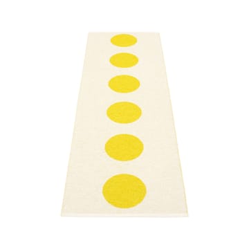 Vera gångmatta - lemon/vanilla, 70x225 cm - Pappelina