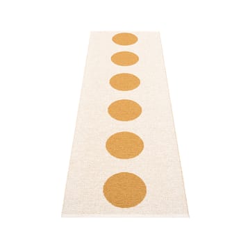 Vera gångmatta - ochre/vanilla, 70x300 cm - Pappelina